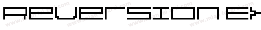 Reversion ExtraBold字体转换
